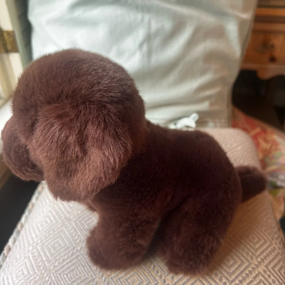 Chocolate Lab Plush Dog Toy 11” Aurora Miyoni NWT